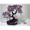 Image 1 : AMETHYST TREE ON AMETHYST GEODE BASE RETAIL $2498.98 APPROX 1'1X 8"X 4"