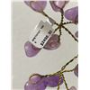 Image 2 : AMETHYST TREE ON AMETHYST GEODE BASE RETAIL $2498.98 APPROX 1'1X 8"X 4"