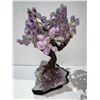 Image 2 : AMETHYST TREE ON AMETHYST GEODE BASE RETAIL $2198.98 APPROX 11"X 6"X 6"