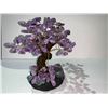 Image 2 : AMETHYST TREE ON AMETHYST GEODE BASE RETAIL $2198.98 APPROX 10"X 4"X6"