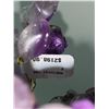 Image 3 : AMETHYST TREE ON AMETHYST GEODE BASE RETAIL $2198.98 APPROX 11"X 7"X 3"