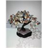 Image 2 : CHAKRA CRYSTAL TREE ON AMETHYST GEODE BASE - RETAIL $2095.51 APPROX 9"X6"X 5"