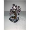 Image 2 : AMETHYST TREE ON AMETHYST GEODE BASE RETAIL $298.98 APPROX 4.5"X3"X 2"