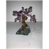 Image 2 : AMETHYST TREE ON AMETHYST GEODE BASE RETAIL $298.98 APPROX 4"X3"X2"