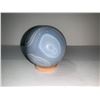 Image 1 : AGATE AMETHYST SPHERE APPROX 2.5"X 2.5" RETAIL $798.51