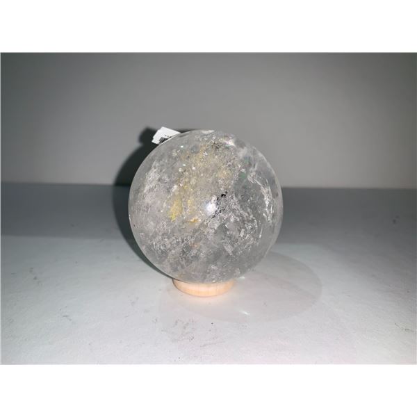 CLEAR QUARTZ SPHERE APPROX 2.5"X 2.5" RETAIL $859.51