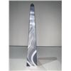 Image 2 : AGATE TOWER APPROX 9"X 1.5" RETAIL $1298.51 *SMALL CHIP ON CORNER