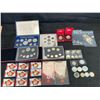 Image 1 : CANADA AND WORLD COINS; 1970 BERMUDA SILVER COIN SET, USA MILLENNIUM STATE QUARTERS ASSORTMENT,