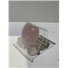 Image 2 : ROSE QUARTZ BRAZIL DECOR APPROX 3X2.5"- RETAIL $698.51 *STONE UNATTACHED*