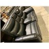 Image 2 : LEATHER ELECTRIC RECLINING SOFA WITH USB PLUG INS (MISSING CORD) APPROX 74"