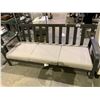 Image 1 : ALUMINUM PATIO BENCH WITH CUSHIONS APPROX 83.5"