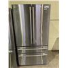 Image 1 : HAIR STAINLESS STEEL FRENCH DOOR FRIDGE WITH 2 ROLL OUR FREEZERS MODEL #RBFSTIAS