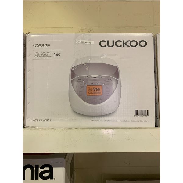 CUCKOO CR0632F MULTIFUNCTIONAL ELECTRIC RICE COOKER/WARMER