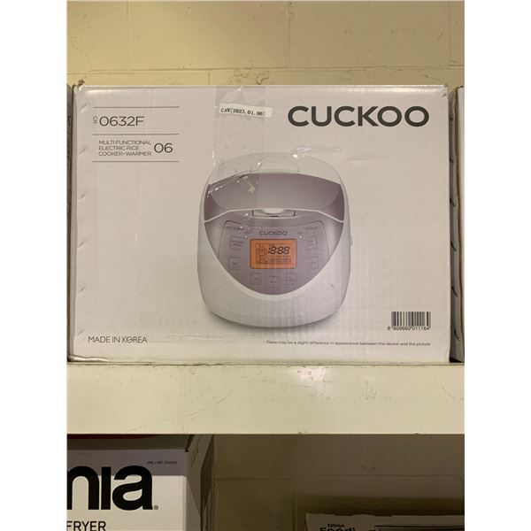 CUCKOO CR0632F MULTIFUNCTIONAL ELECTRIC RICE COOKER/WARMER