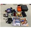 Image 1 : LOT OF DIGITAL CAMERA, COMPUTER MOUSE, PS3 GAMES, EARBUDS, AND MORE