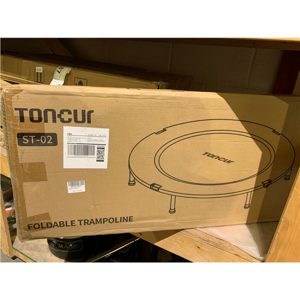 TONCUR FOLDING TRAMPOLINE 330LBS CAPACITY (IN BOX)