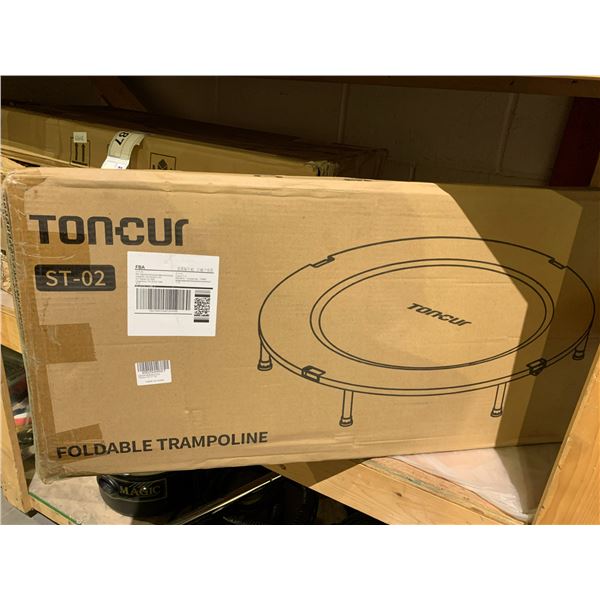 TONCUR FOLDING TRAMPOLINE 330LBS CAPACITY (IN BOX)