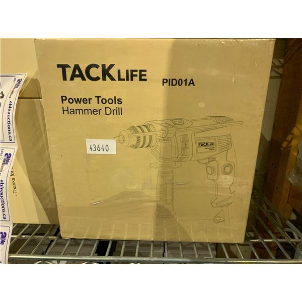 TACKLIFE HAMMER DRILL MODEL PID01A