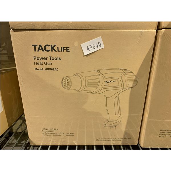 TACKLIFE HEAT GUN MODEL HGP68AC