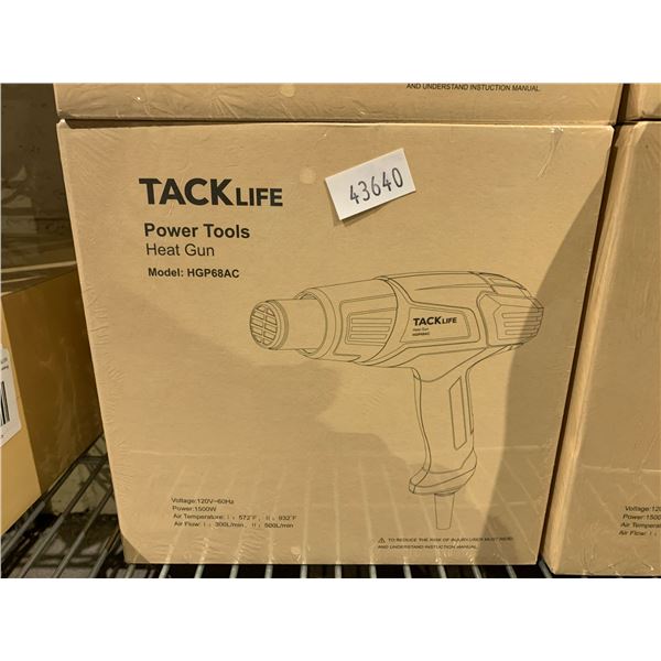 TACKLIFE HEAT GUN MODEL HGP68AC