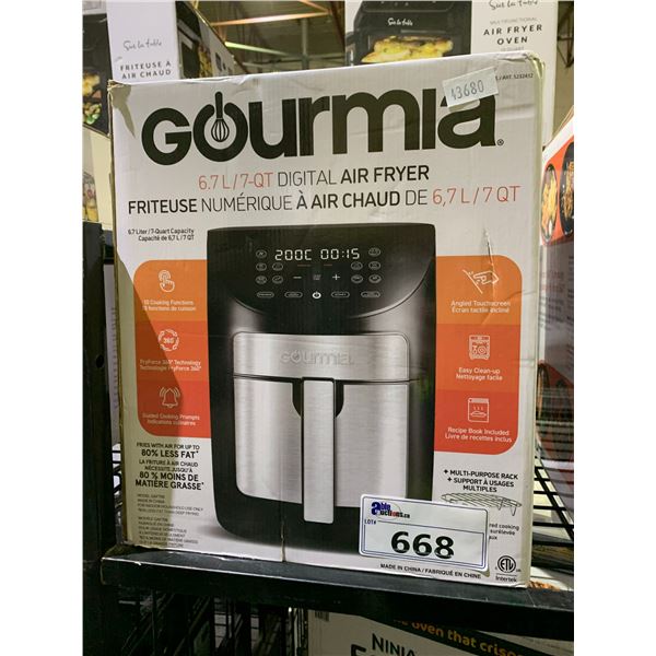 GOURMIA 6.7L DIGITAL AIR FRYER