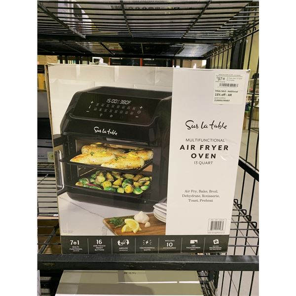 SUR LA TABLE MULTIFUNCTIONAL AIR FRYER OVEN