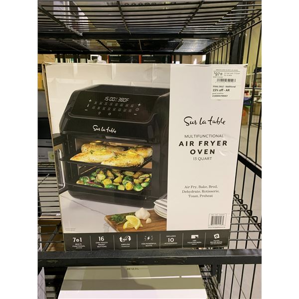 SUR LA TABLE MULTIFUNCTIONAL AIR FRYER OVEN