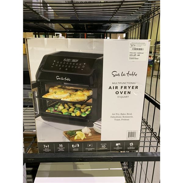 SUR LA TABLE MULTIFUNCTIONAL AIR FRYER OVEN