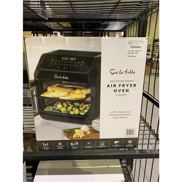 SUR LA TABLE MULTIFUNCTIONAL AIR FRYER OVEN