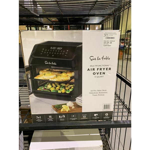 SUR LA TABLE MULTIFUNCTIONAL AIR FRYER OVEN