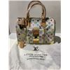 Image 1 : LOUIS VUITTON WHITE AND MULTI COLOR PURSE *NOT AUTHENTIC*