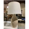 Image 2 : FLOOR LAMP (59") & TABLE LAMP (27") WITH SHADES