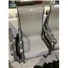 Image 2 : 6 OUTDOOR PATIO CHAIRS (2 SWIVEL, SOME DAMAGED, SOME MISSING FEET)