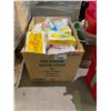 Image 1 : BOX OF ASSORTED NEW PAPER PLATES, PAPER BOWLS, NAPKINS & MORE