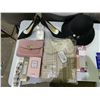 Image 1 : ASSORTED ITEMS INCLUDING; CHANEL'S STYLE ELEGANT HAT, JIMMY CHOO HEELS SIZE 39, XIMIVOGUE JOYFUL