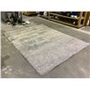 Image 2 : BROOKLYN SUPER SOFT TOUCH SHAG AREA RUG 7'10"X10'6" (SOME STAINS & DAMAGE)