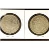 Image 2 : 2-1917 EGYPT SILVER 10 PIASTRES. .3749 OZ ASW EACH