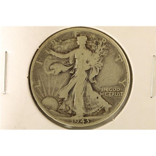 1943 SILVER WALKING LIBERTY HALF DOLLAR