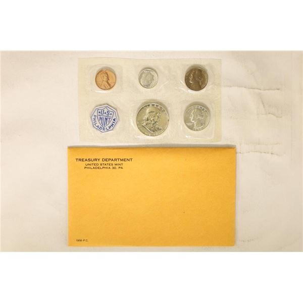 1958 US SILVER PROOF SET (WITH ENVELOPE)