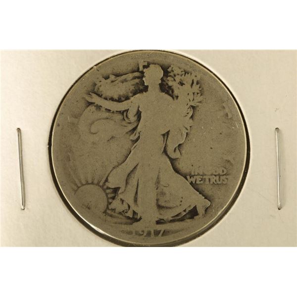 1917 SILVER WALKING LIBERTY HALF DOLLAR