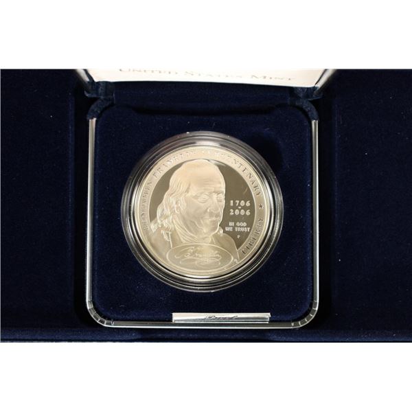 2006-P US PF SILVER DOLLAR  FOUNDING FATHER 