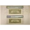 Image 2 : 2-1949 CUBA 20 PESO BILLS BOTH PMG 65 GEM UNC