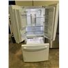 Image 2 : GE WHITE FRENCH DOOR FRIDGE WITH ROLLOUT FREEZER & WATER/ICE DISPENSER