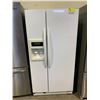 Image 1 : *NOT WORKING PARTS OR REPAIR* KITCHENAID WHITE SIDE BY SIDE FRIDGE WITH WATER/ICE DISPENSER