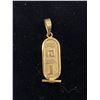 Image 1 : 18K PENDANT (EGYPTIAN MOTIF)