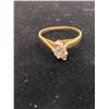 Image 1 : 14K LADIES RING SET WITH DIAMONDS SIZE 6.5