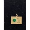 Image 1 : 14K PENDANT SET WITH JADE (CHINESE MOTIF)