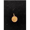 Image 1 : 14K PENDANT SET WITH 1945 MEXICO GOLD COIN