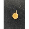 Image 2 : 14K PENDANT SET WITH 1945 MEXICO GOLD COIN