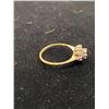 Image 2 : 14K LADIES CLUSTER RING SET WITH DIAMONDS SIZE 5